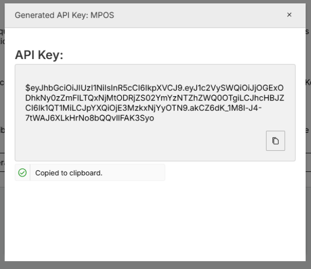Gatekeeper Key Modal
